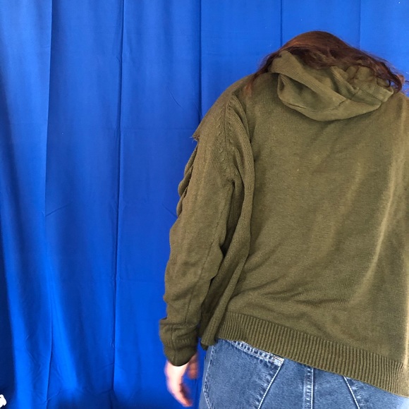 Distressed Sweater Hoodie Size Medium - Picture 4 of 4